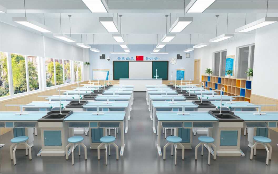 A工型桌普通生物实验室配置方案（48座）